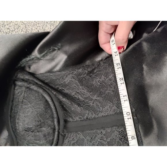 Zara Limited Edition Black Bustier Strapless Midi Dress - Picture 8 of 12